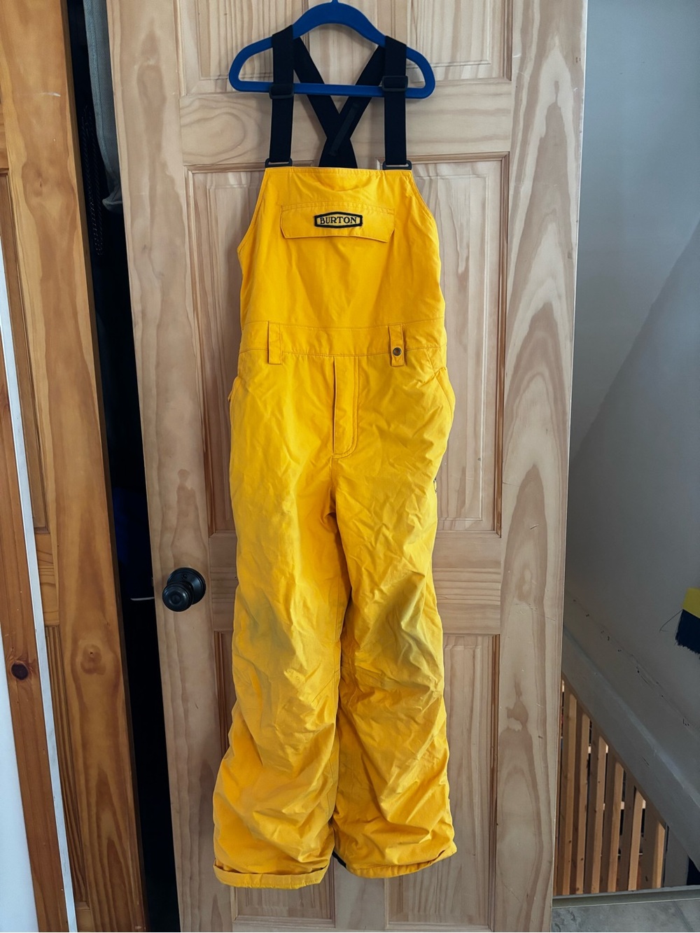 Burton kids Yellow Waterproof Bib Snow Overalls